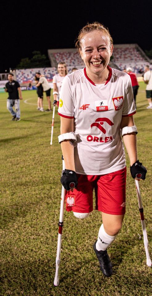 Jolanta Ożga (Polska - Kenia 1:0 ampfutbol kobiety, 10.11.2024)