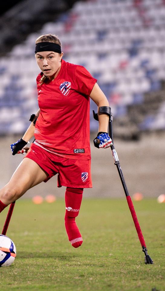 Amie Donathan (USA - Polska 0:0, k. 3-1 ampfutbol kobiet, 09.11.2024)