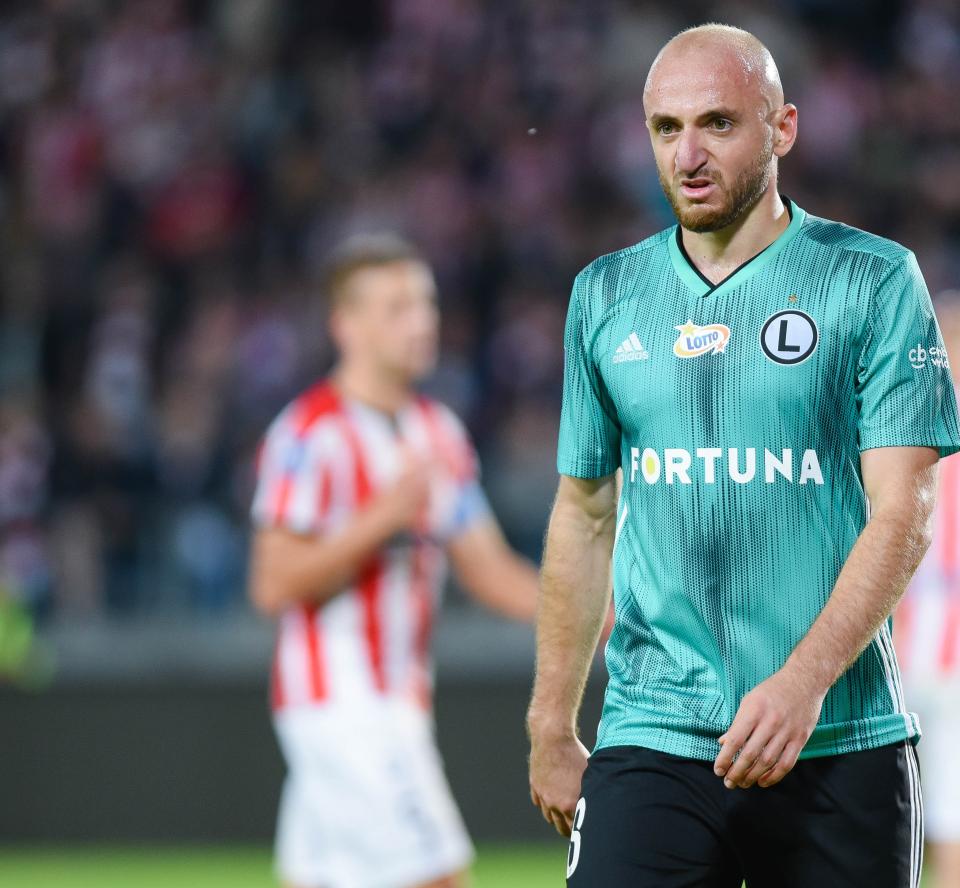 Cracovia - Legia Warszawa 1:2, 22.09.2019 Walerian Gwilia
