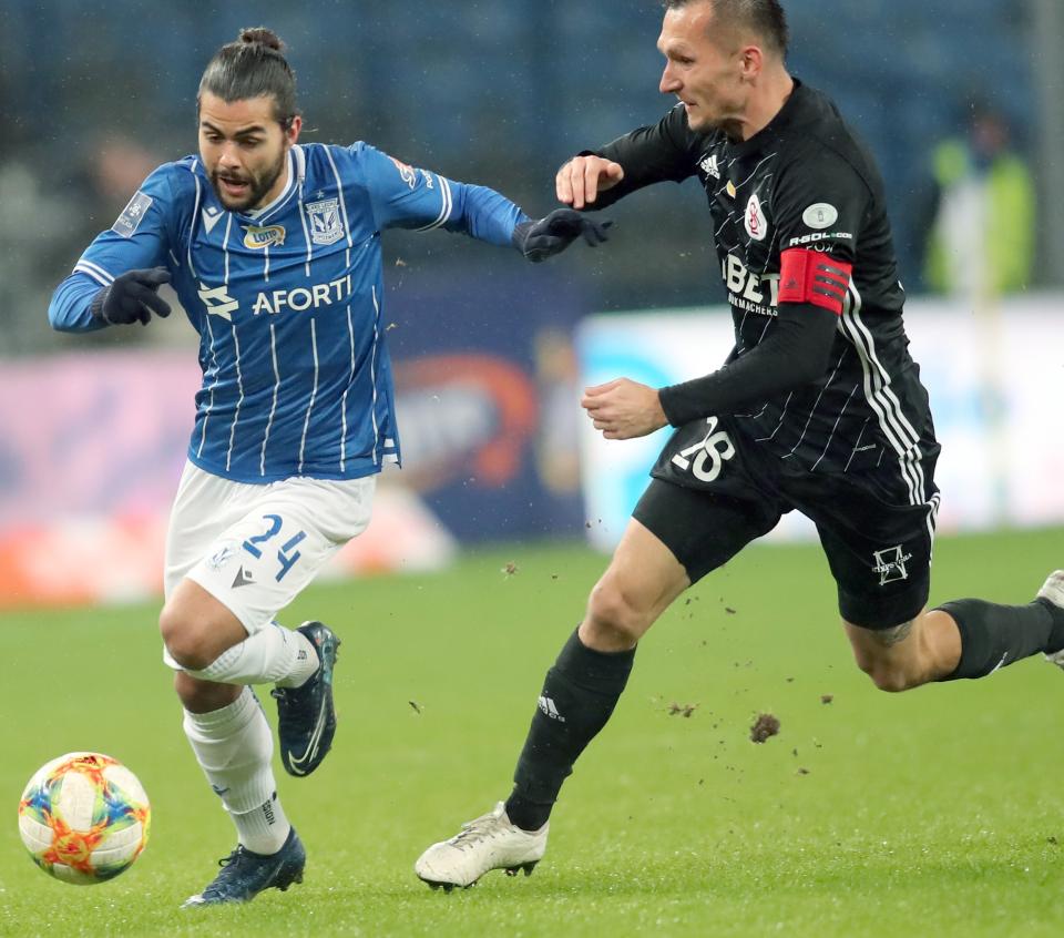 Lech Poznań - ŁKS Łódź 2:0, 07.12.2019 Joao Amaral