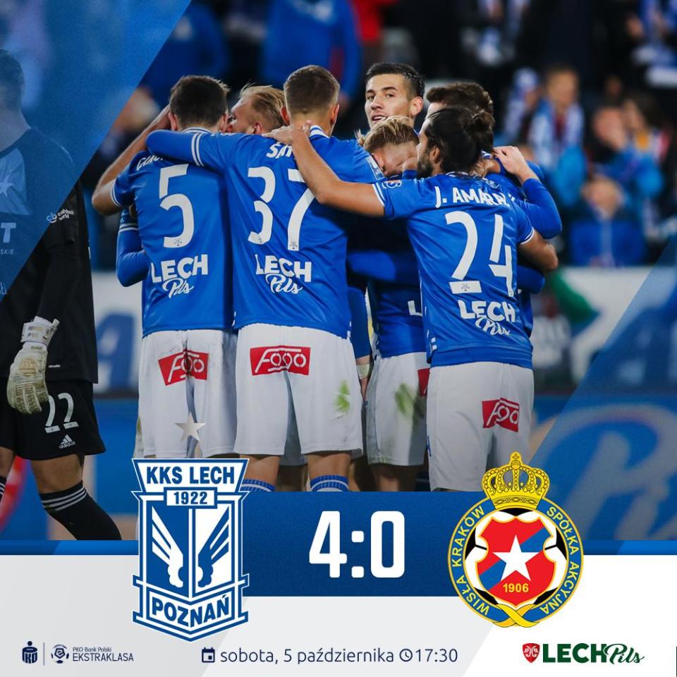 Lech Poznań - Wisła Kraków 4:0, 05.10.2019