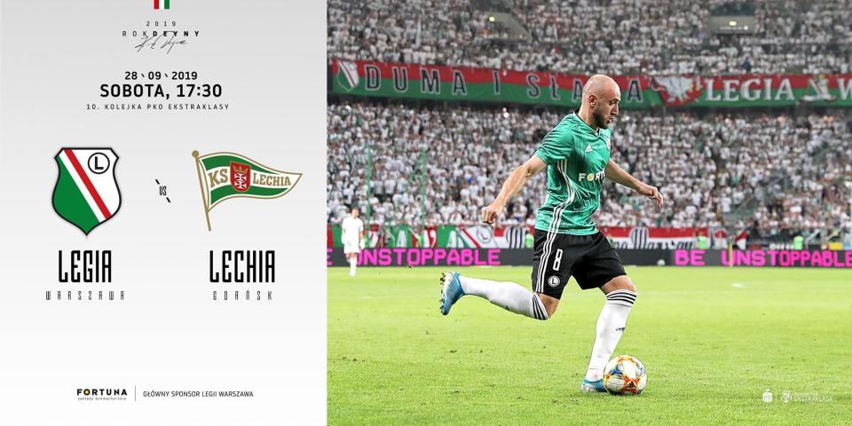 Legia Warszawa - Lechia Gdańsk 1:2, 28.09.2019