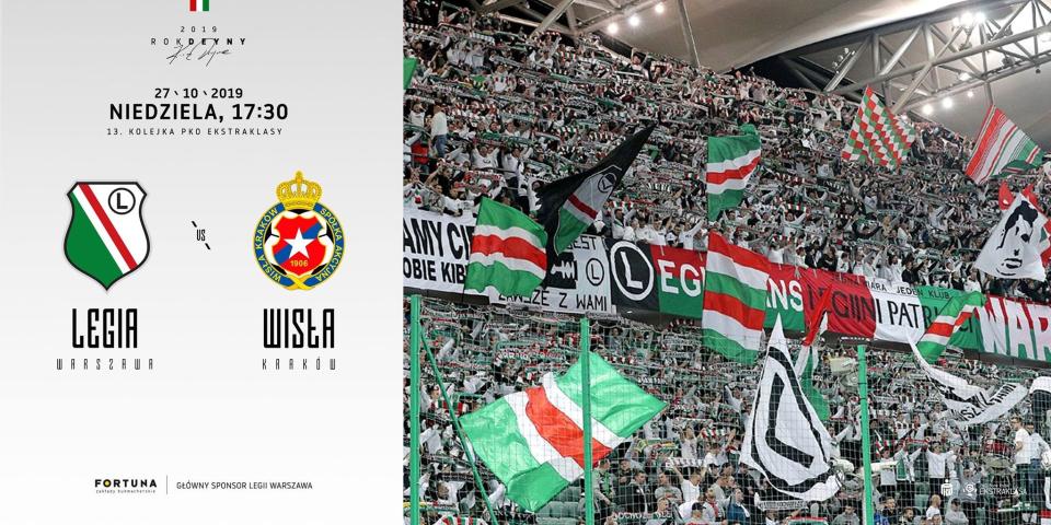 Legia Warszawa - Wisła Kraków 7:0, 27.10.2019