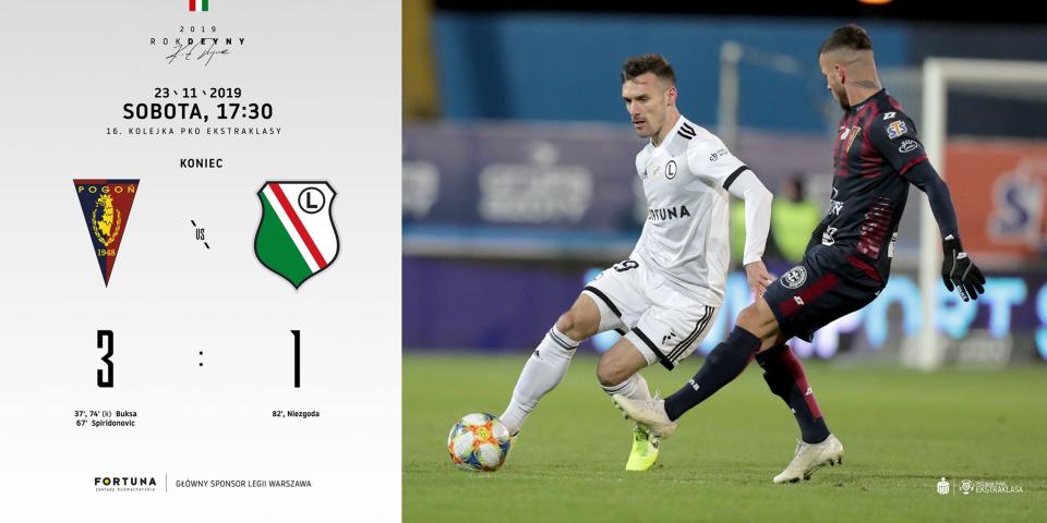 Pogoń Szczecin - Legia Warszawa 3:1, 23.11.2019