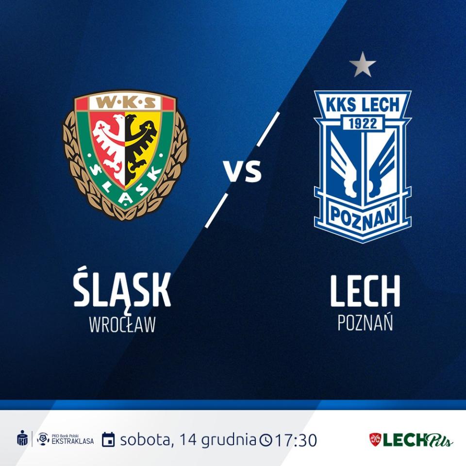 Śląsk Wrocław - Lech Poznań 1:1, 14.12.2019
