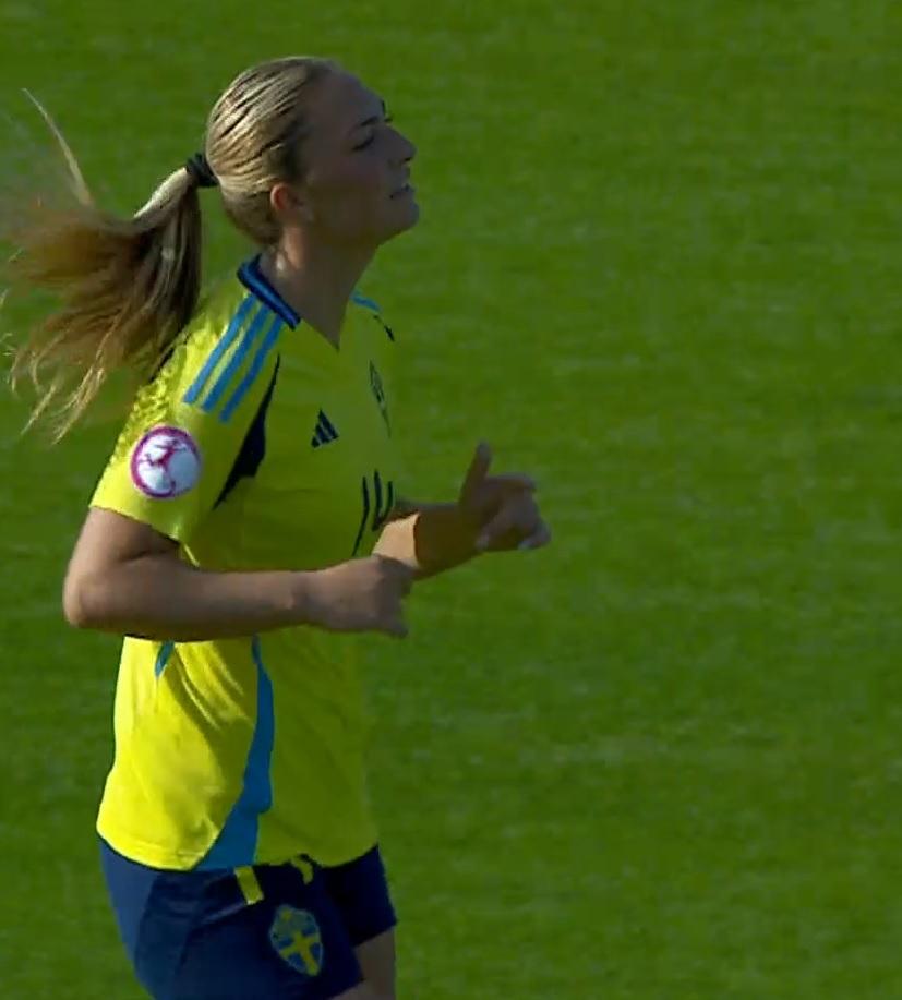 Olivia Ländin Sjöblom (Szwecja - Polska 0:5 U19 kobiety, 21.06.2025)