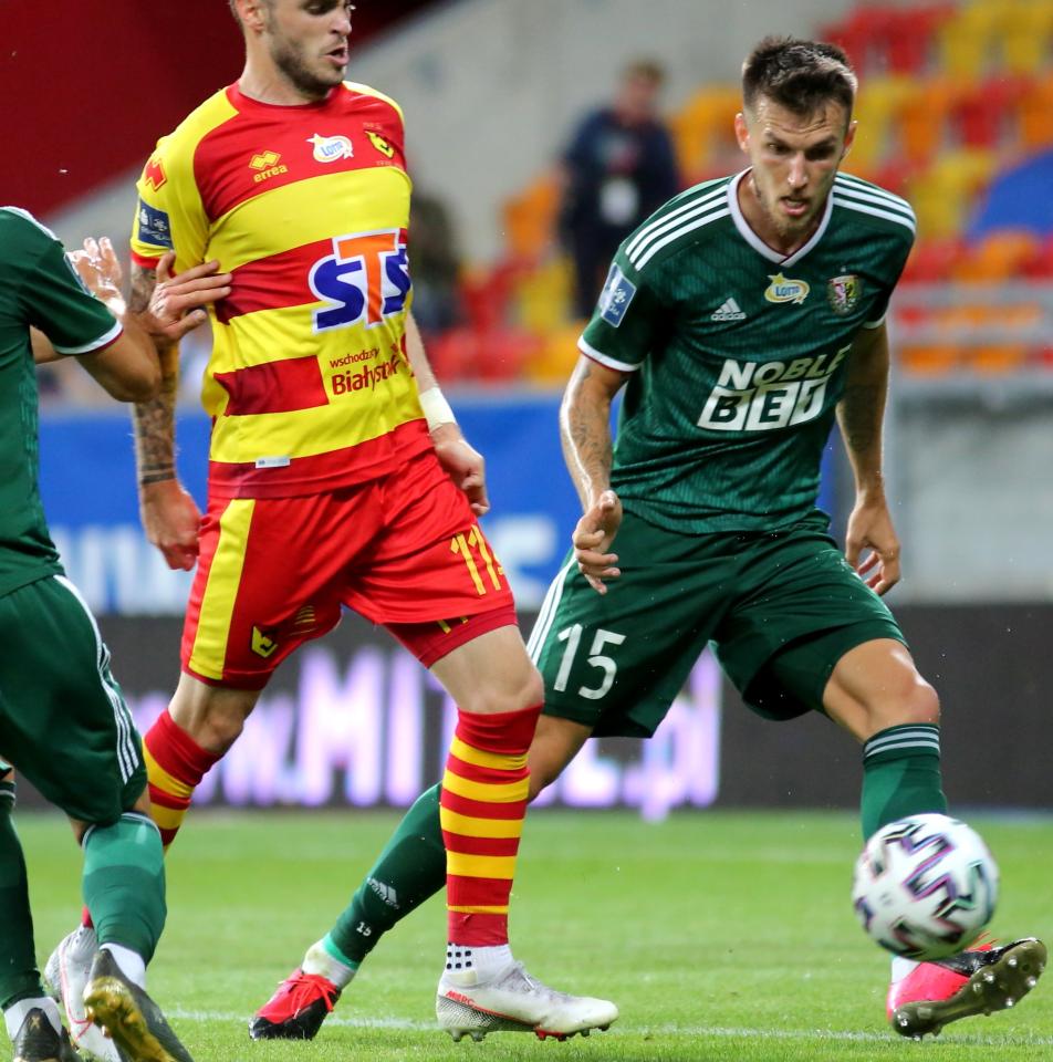 Jagiellonia Białystok - Śląsk Wrocław 2:1, 15.07.2020 Mark Tamas