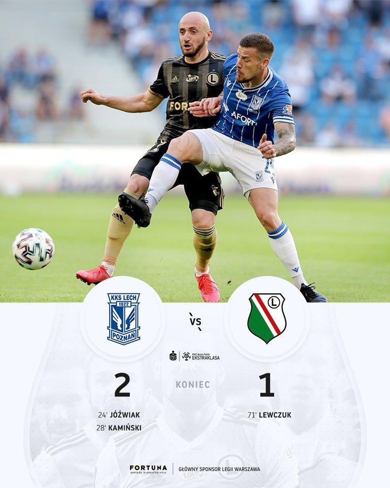 Lech Poznań - Legia Warszawa 2:1, 04.07.2020