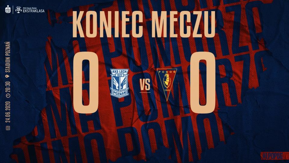 Lech Poznań - Pogoń Szczecin 0:0, 24.06.2020