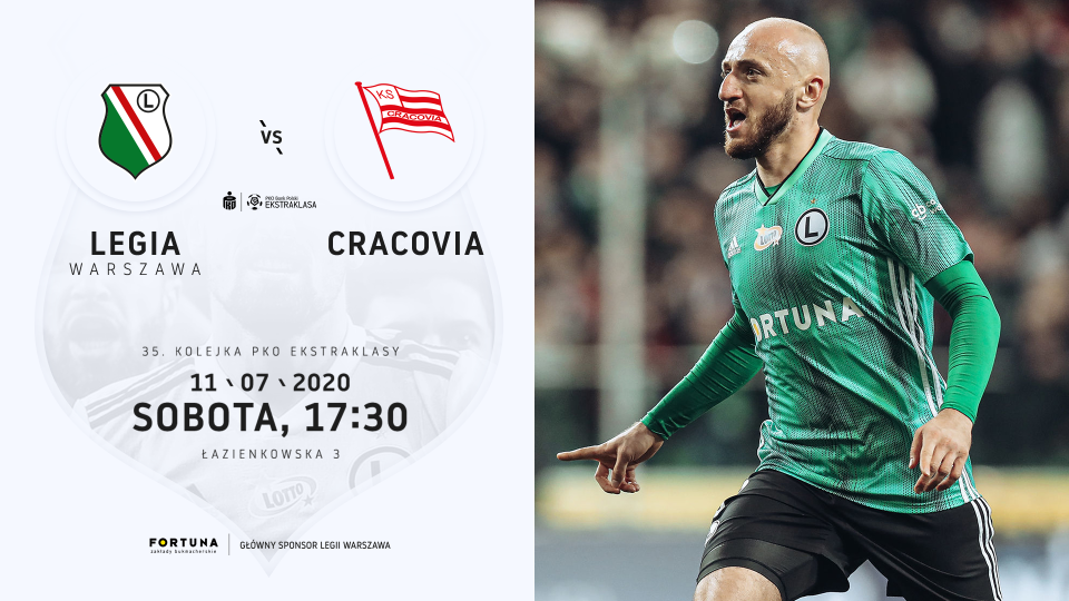 Legia Warszawa - Cracovia 2:0, 11.07.2020