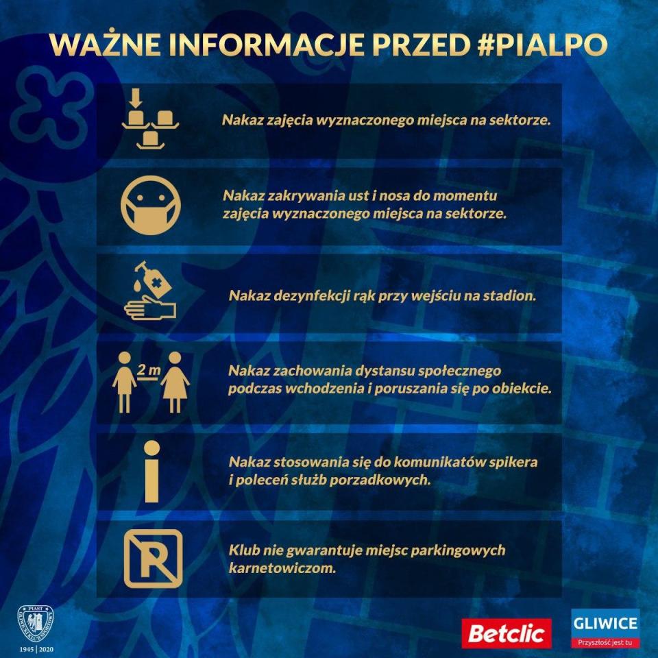 Piast Gliwice - Lech Poznań 0:2, 20.06.2020