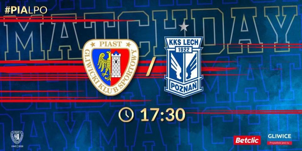 Piast Gliwice - Lech Poznań 0:2, 20.06.2020