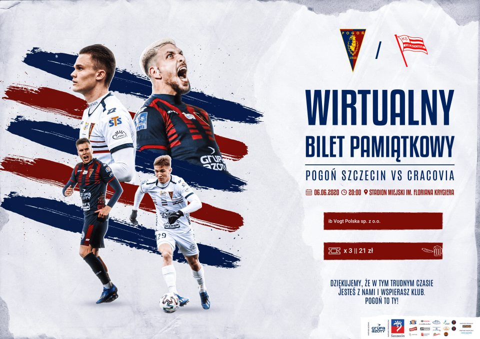 Pogoń Szczecin - Cracovia 1:0, 06.06.2020