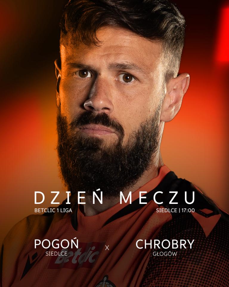 Pogoń Siedlce - Chrobry Głogów 1:2, 20.07.2024