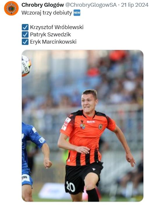 Pogoń Siedlce - Chrobry Głogów 1:2, 20.07.2024