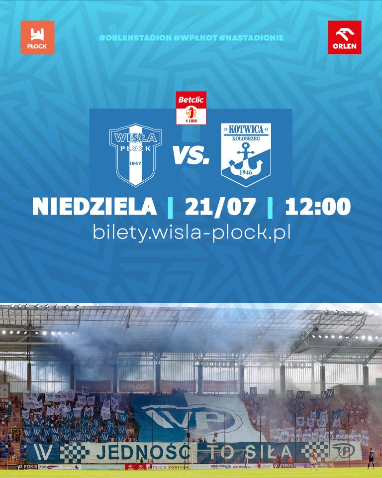 Wisła Płock - Kotwica Kołobrzeg 1:1, 21.07.2024