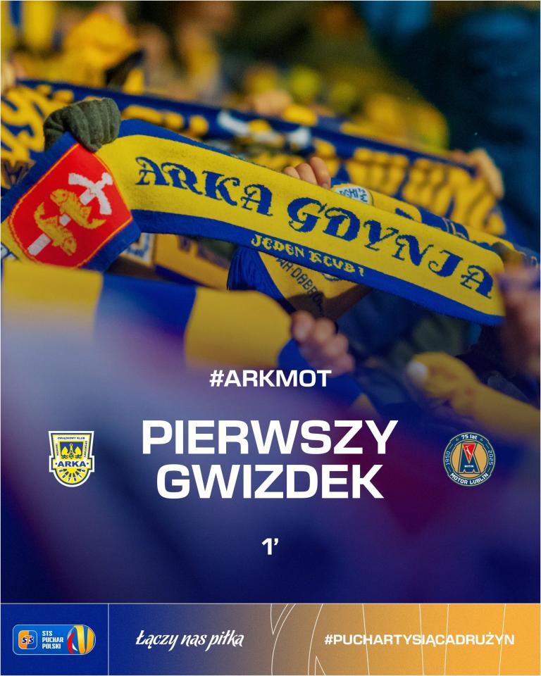 Arka Gdynia - Motor Lublin 1:0 pd., 25.09.2025