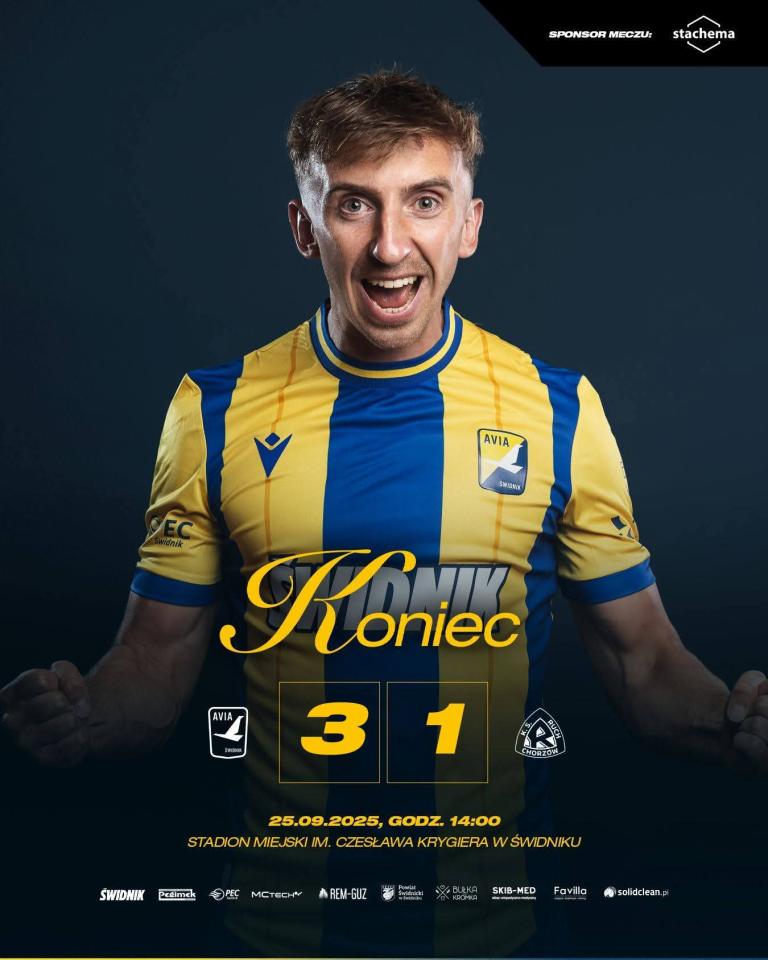 Avia Świdnik - Ruch Chorzów 3:1, 25.09.2025