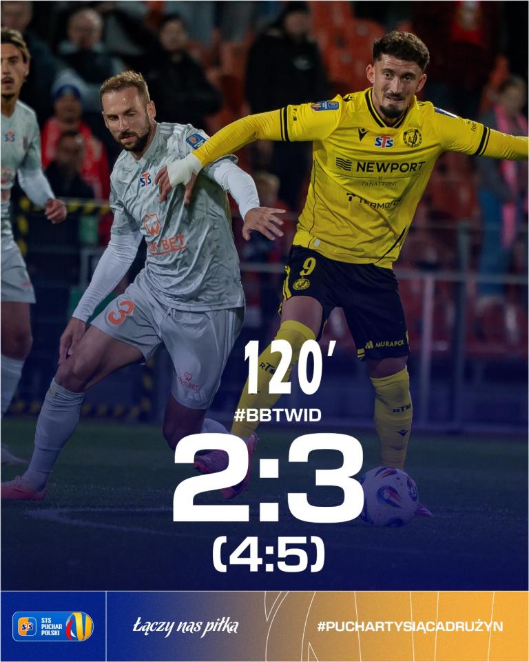 Bruk-Bet Termalica Nieciecza - Widzew Łódź 2:2, k. 4:5, 24.09.2025