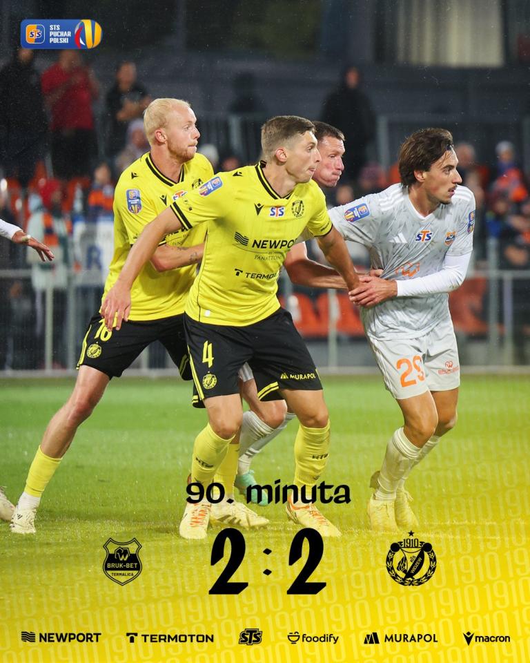 Bruk-Bet Termalica Nieciecza - Widzew Łódź 2:2, k. 4:5, 24.09.2025