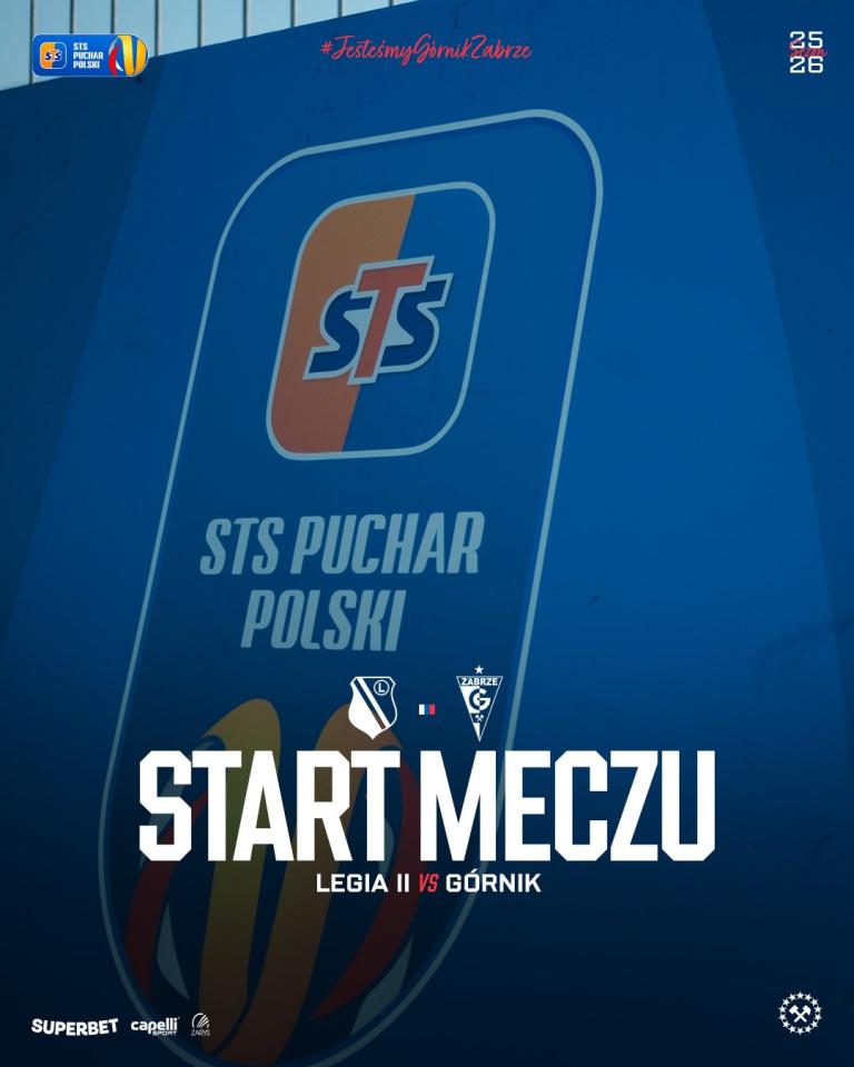 Legia II Warszawa - Górnik Zabrze 0:3, 24.09.2025