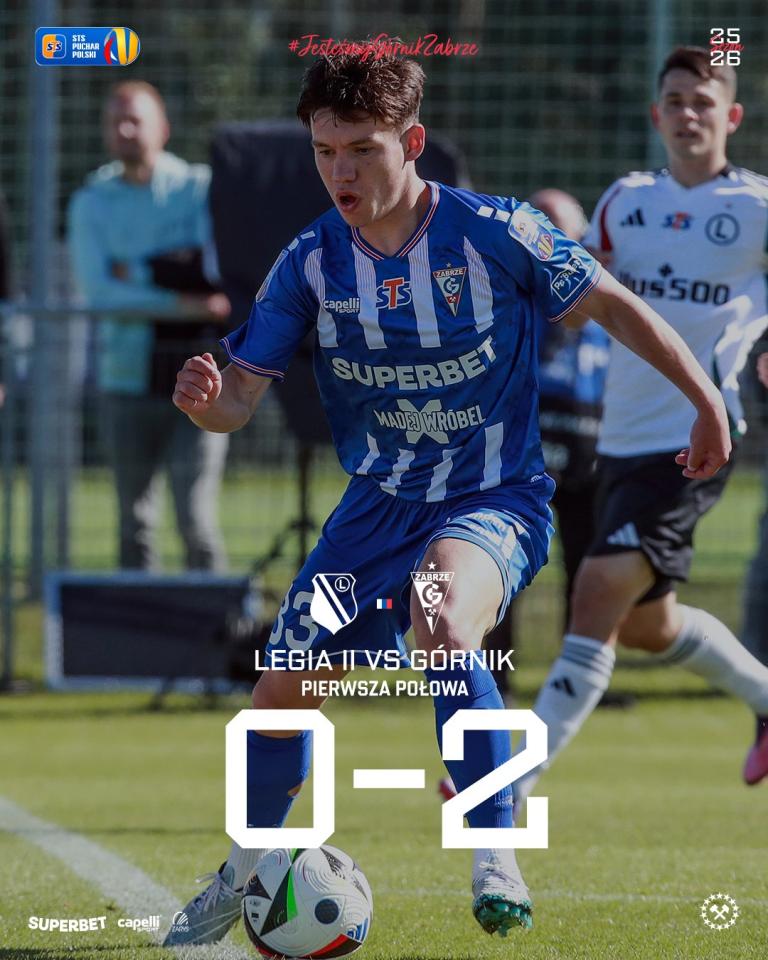 Legia II Warszawa - Górnik Zabrze 0:3, 24.09.2025