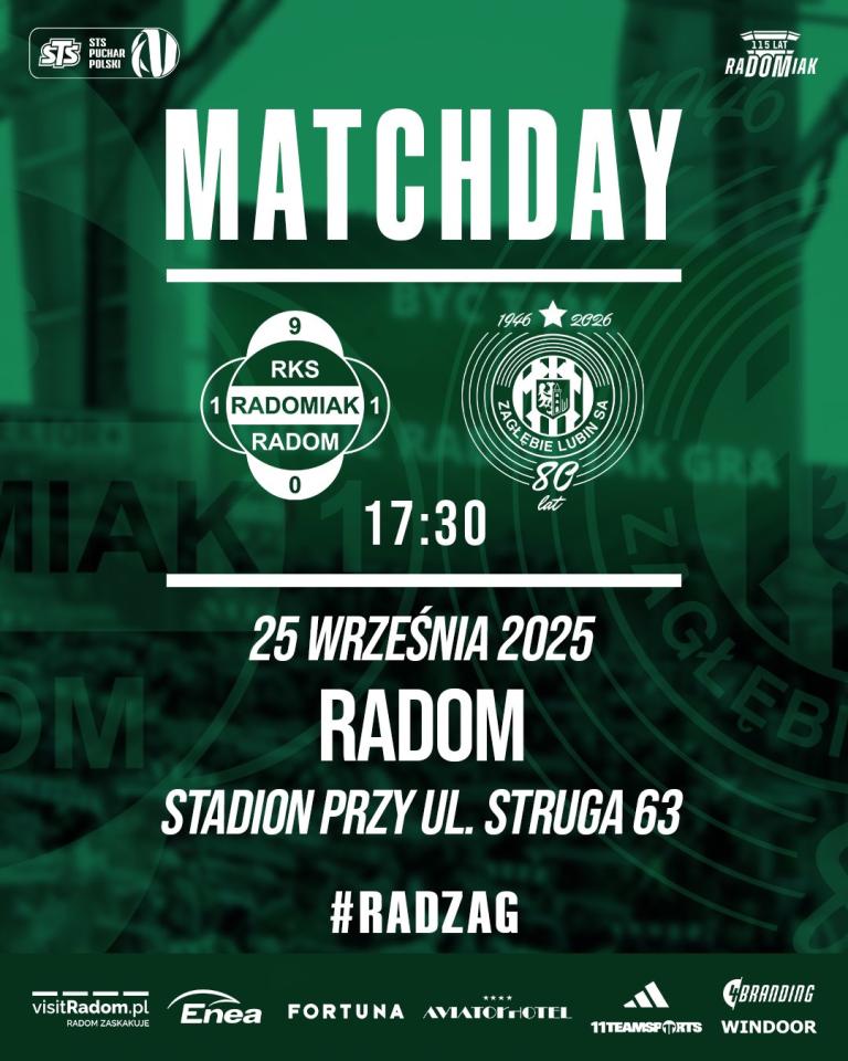 Radomiak Radom - Zagłębie Lubin 0:2 pd., 25.09.2025