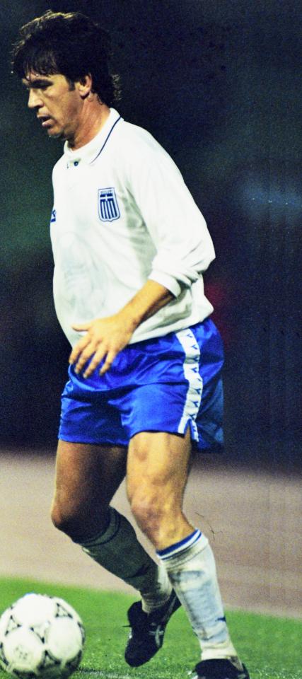 Dimitris Saravakos (do meczu Grecja - Polska 1:0, 29.04.1987)