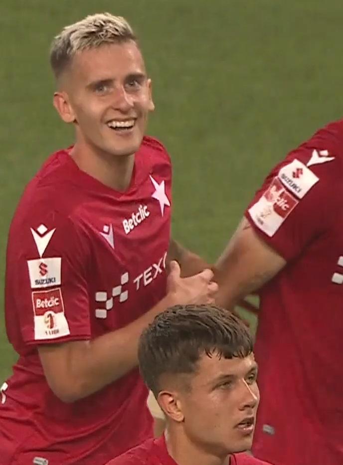 Olivier Sukiennicki (Wisła Kraków - Ruch Chorzów 3:1, 12.08.2024)