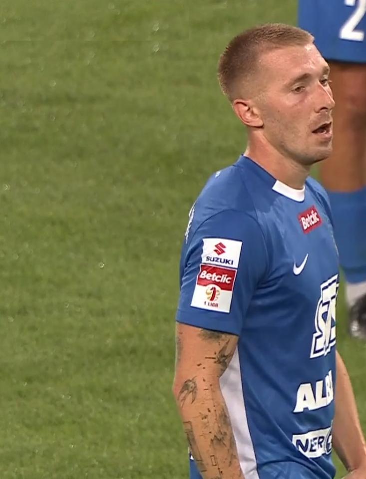 Szymon Szymański (Wisła Kraków - Ruch Chorzów 3:1, 12.08.2024)