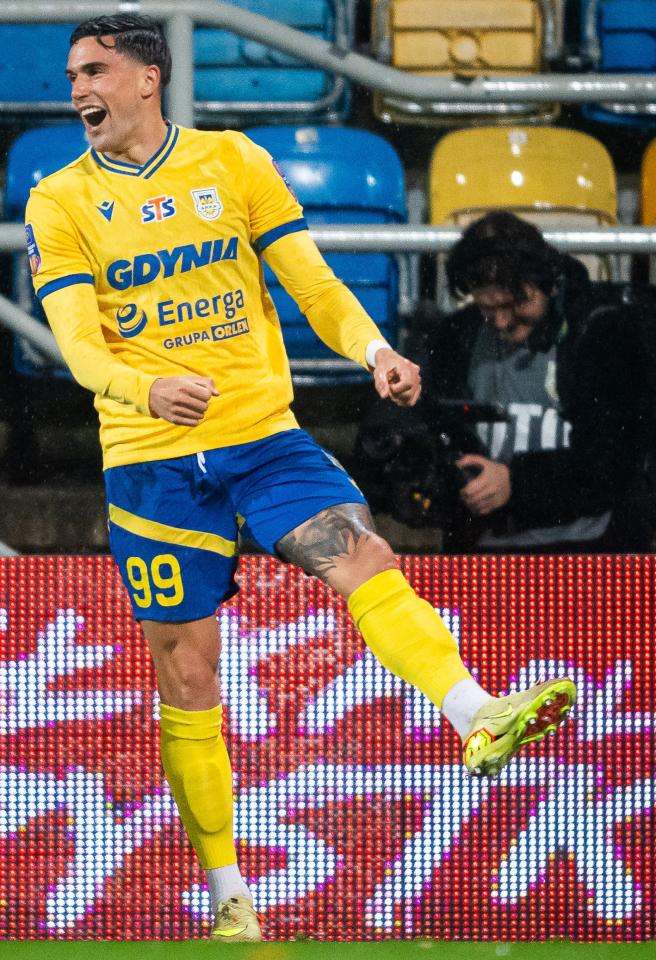 Arka Gdynia - Górnik Zabrze 1:2, 30.10.2025 Edu Espiau