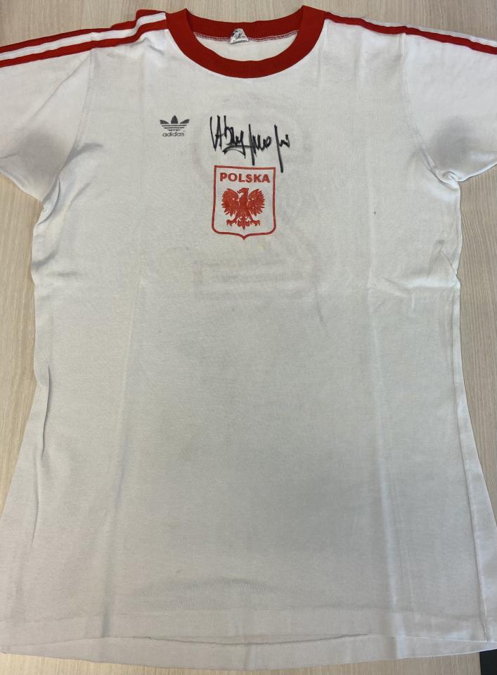 Koszulka z meczu Polska - Holandia 4:1 (10.09.1975)