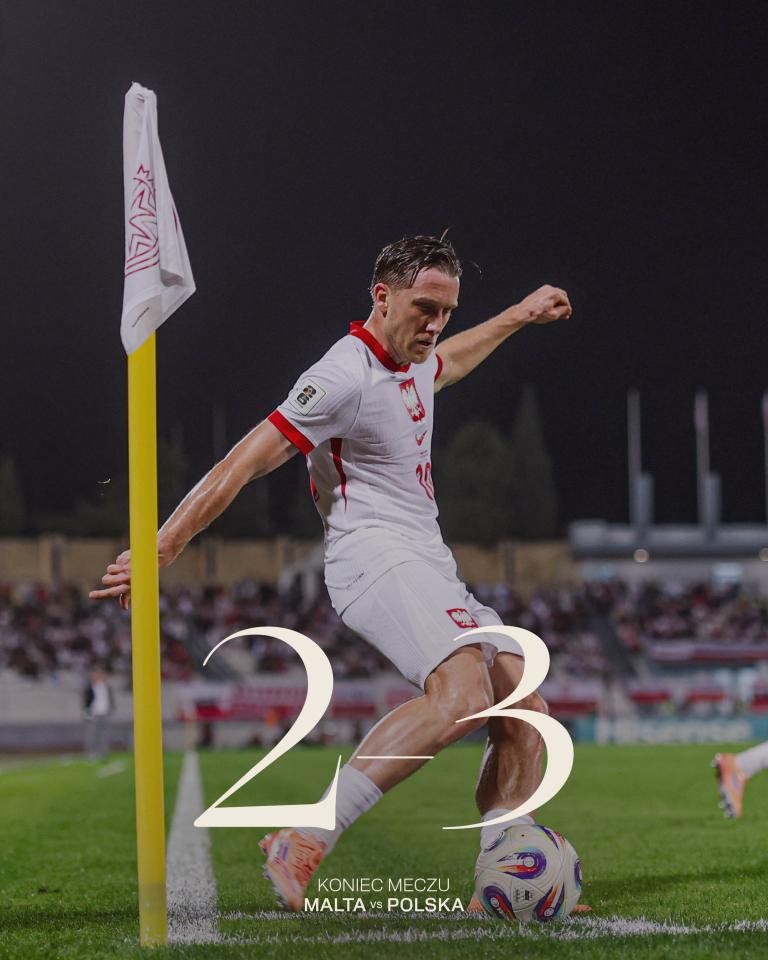 Malta - Polska 2:3, 17.11.2025