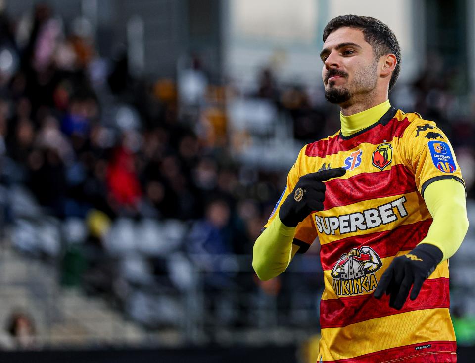 Miedź Legnica - Jagiellonia Białystok 2:3, 30.10.2025 Sergio Lozano