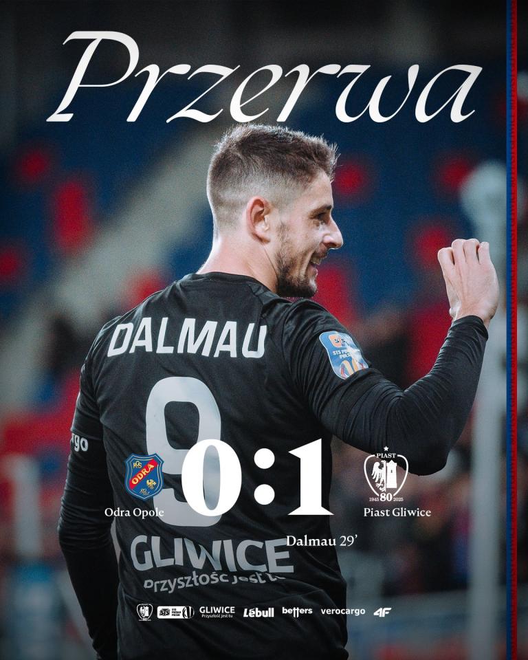 Odra Opole - Piast Gliwice 0:2, 28.10.2025