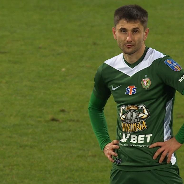 Olimpia Grudziądz - Śląsk Wrocław 0:1, 28.10.2025 Damian Warchoł