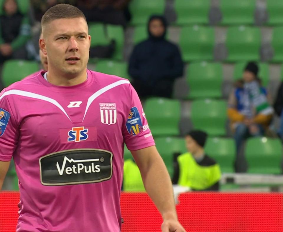 Olimpia Grudziądz - Śląsk Wrocław 0:1, 28.10.2025 Łukasz Moneta