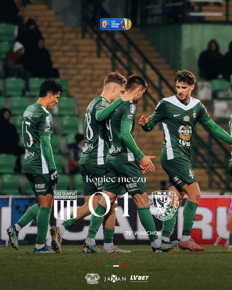 Olimpia Grudziądz - Śląsk Wrocław 0:1, 28.10.2025