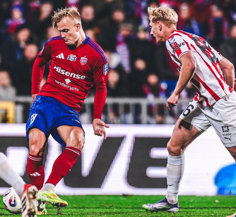 Raków Częstochowa - Cracovia 3:0, 29.10.2025 Jonatan Braut Brunes