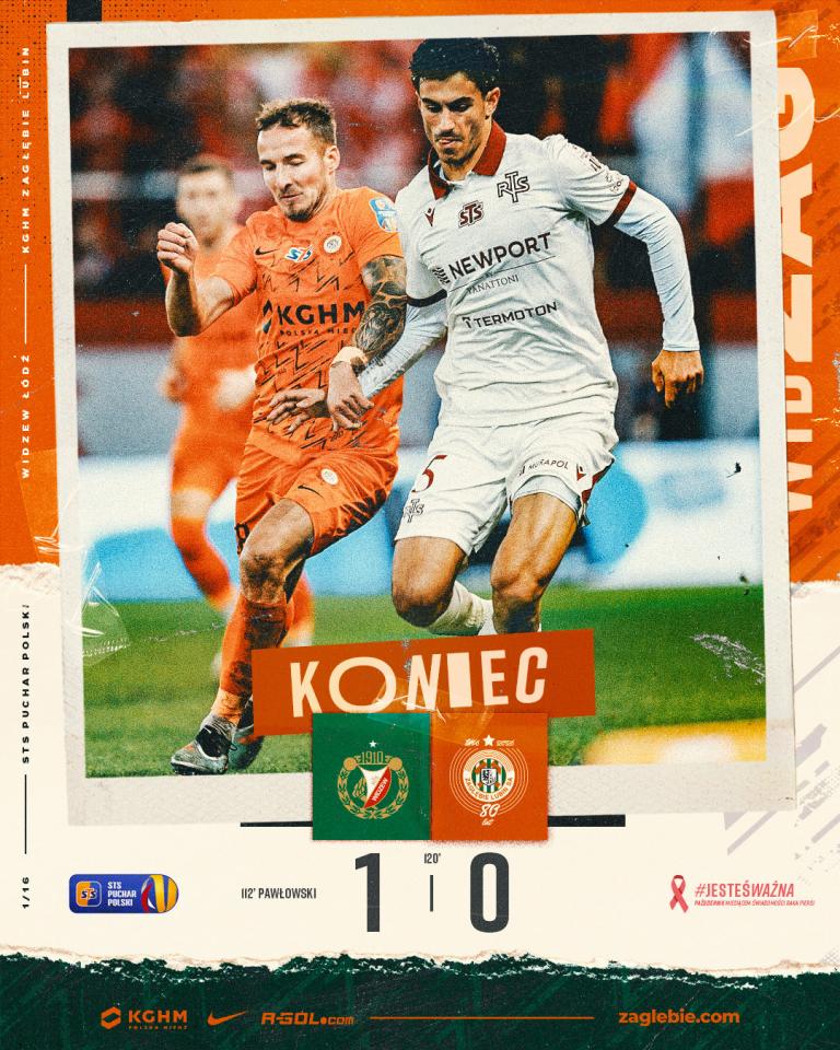 Widzew Łódź - Zagłębie Lubin 1:0 pd., 29.10.2025