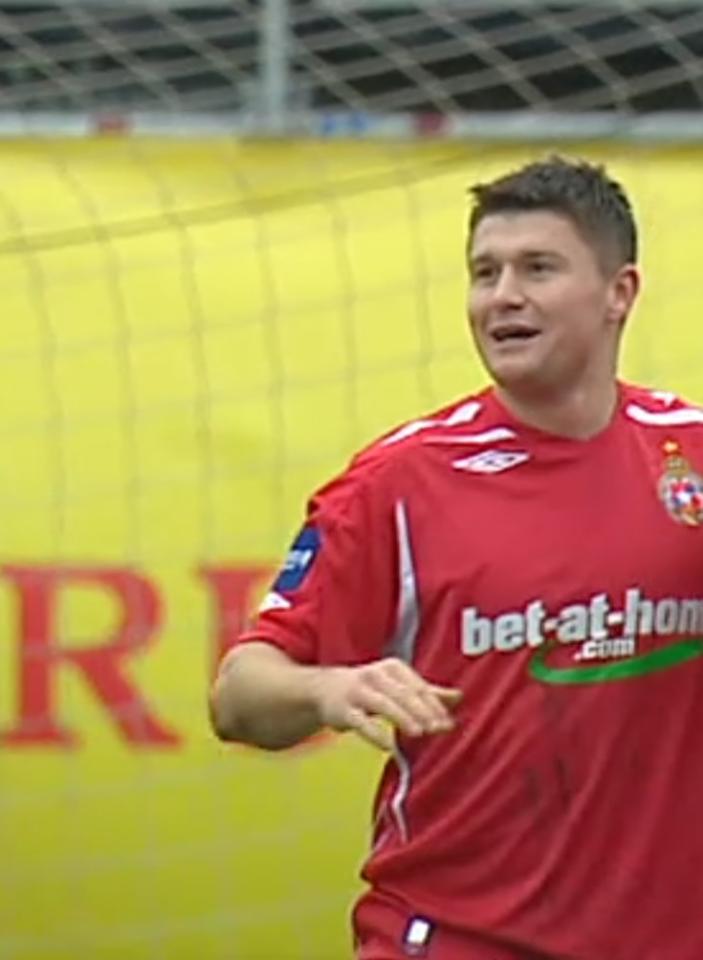 Piotr Ćwielong (Bytovia II Bytów - Wisła Kraków 0:2, 27.10.2009)