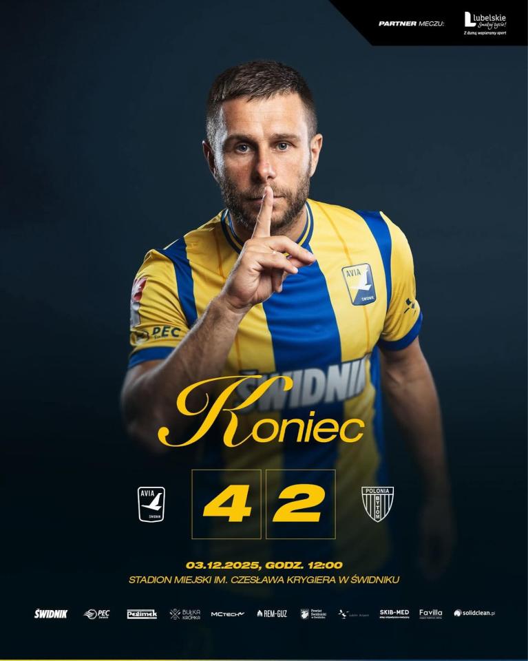 Avia Świdnik - Polonia Bytom 4:2, 03.12.2025