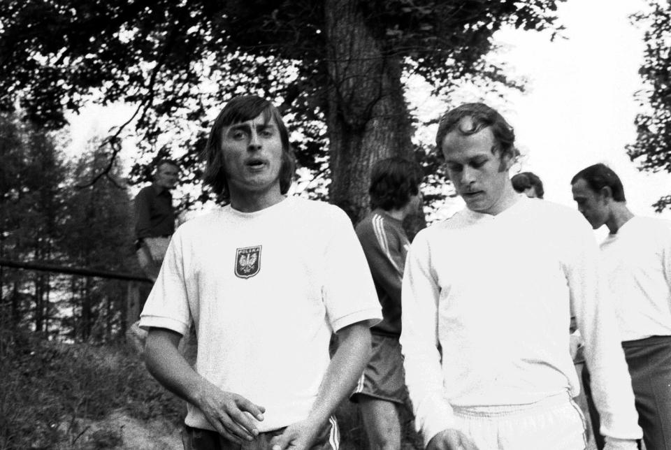 Kazimierz Kmiecik i Grzegorz Lato (1974)