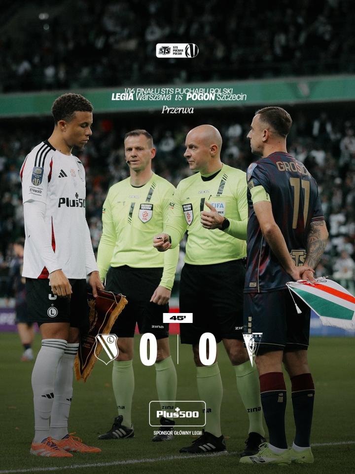 Legia Warszawa - Pogoń Szczecin 1:2 pd., 30.10.2025