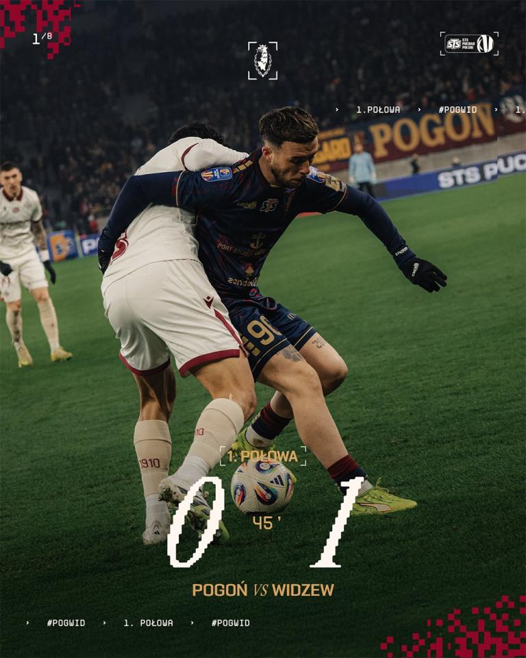 Pogoń Szczecin - Widzew Łódź 0:1, 02.12.2025