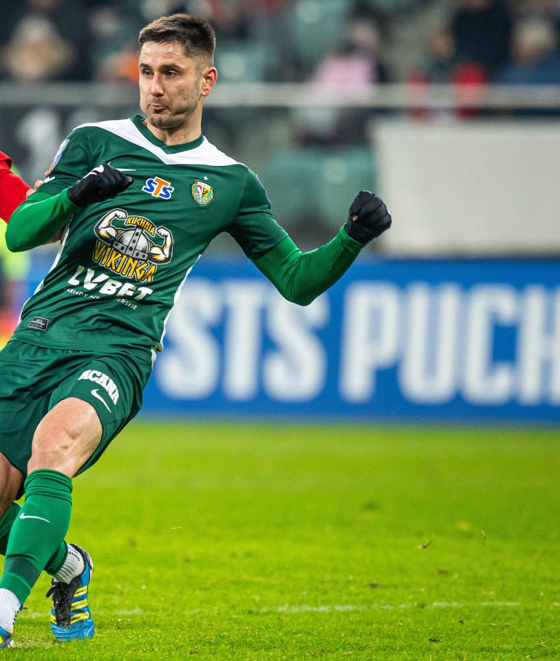 Śląsk Wrocław - Raków Częstochowa 1:2, 03.12.2025 Damian Warchoł