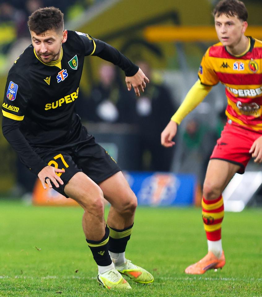 GKS Katowice - Jagiellonia Białystok 3:1, 04.12.2025 Bartosz Nowak