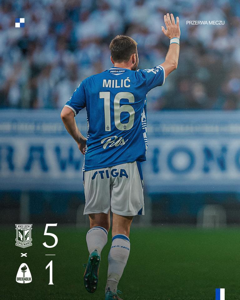 Lech Poznań - Breiðablik 7:1, 22.07.2025