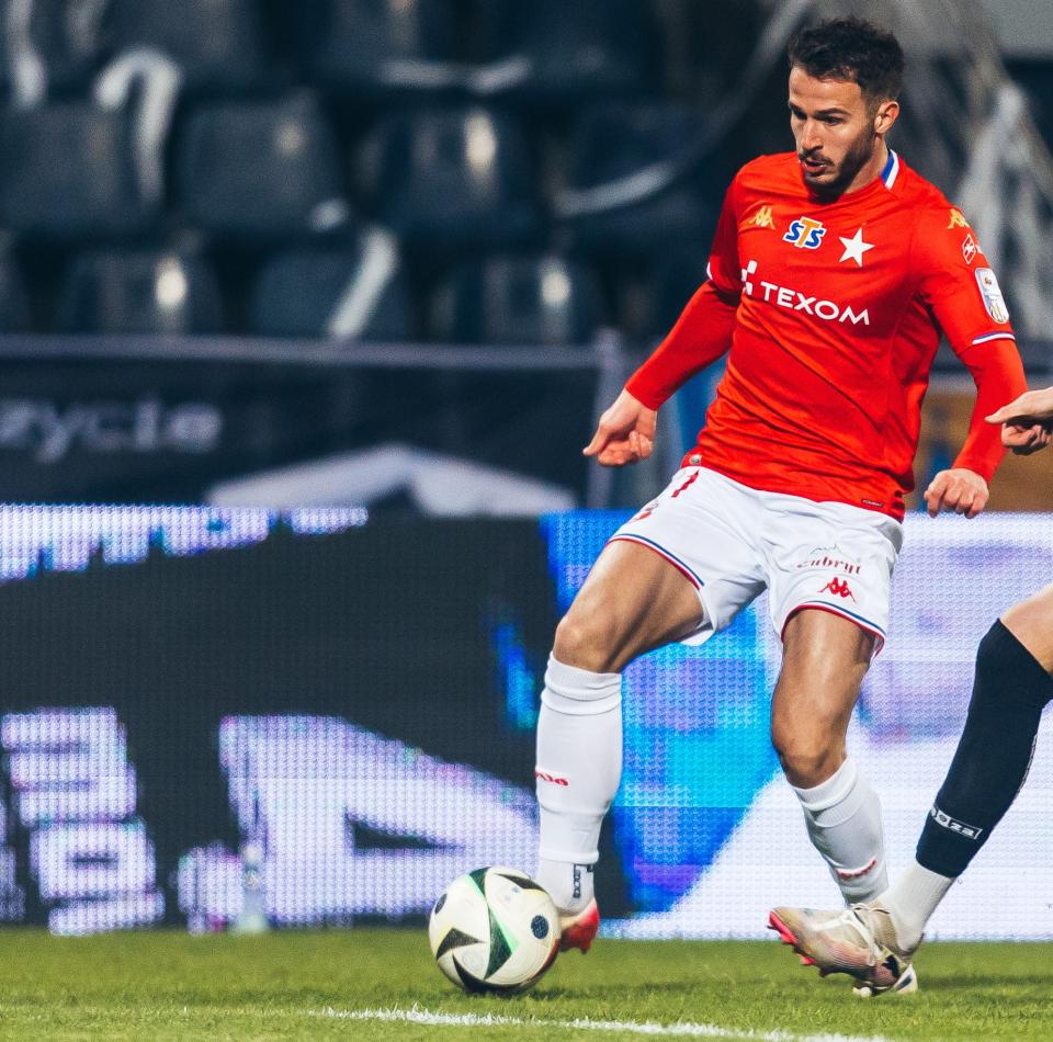 Zawisza Bydgoszcz - Wisła Kraków 4:1, 04.12.2025 Ardit Nikaj