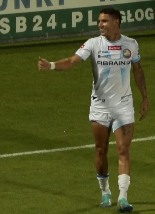 Jesús Díaz (Chrobry Głogów - Stal Rzeszów 1:3, 20.08.2024)